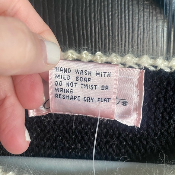 NWT Jocelyn Smith Vintage Beaded Gold Ivory Black Holiday Fancy Sweater Size L - Picture 5 of 8